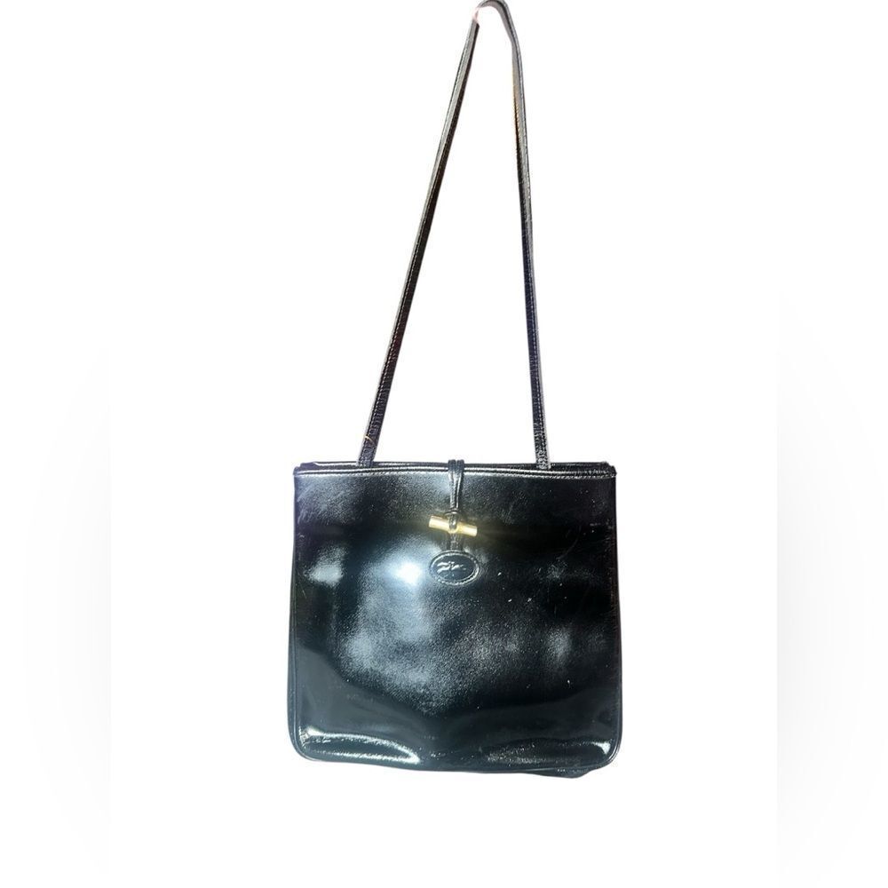 Longchamps Black Women's Shoulder Bag Project Bag.